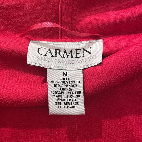 Carmen Marc Valvo Jacket, Size Medium - Picture 4 of 8